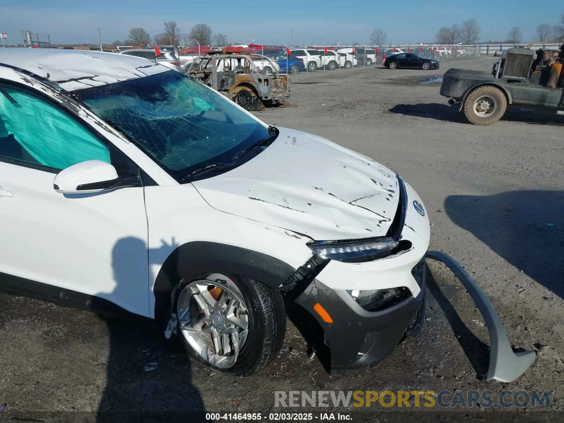 6 Photograph of a damaged car KM8K2CAB0PU061691 HYUNDAI KONA 2023