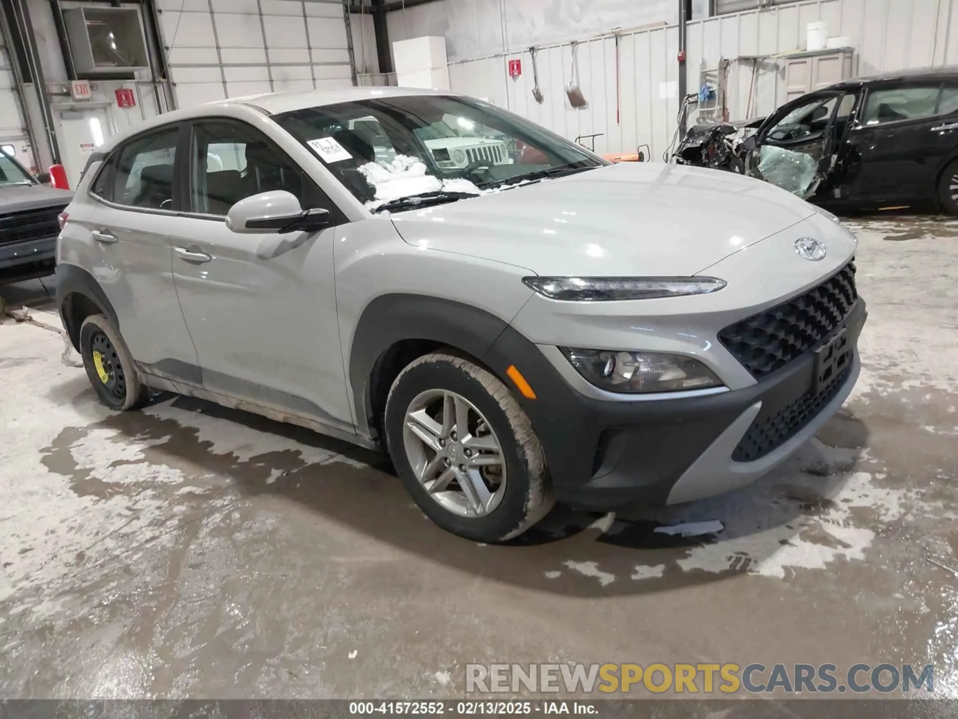 1 Photograph of a damaged car KM8K2CAB2PU013965 HYUNDAI KONA 2023