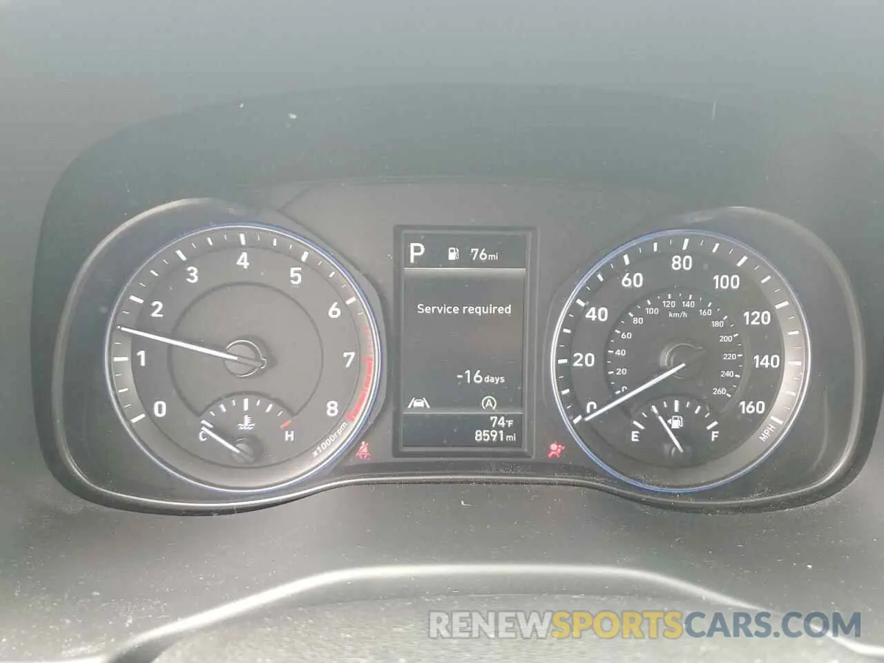 9 Photograph of a damaged car KM8K2CAB2PU035920 HYUNDAI KONA 2023