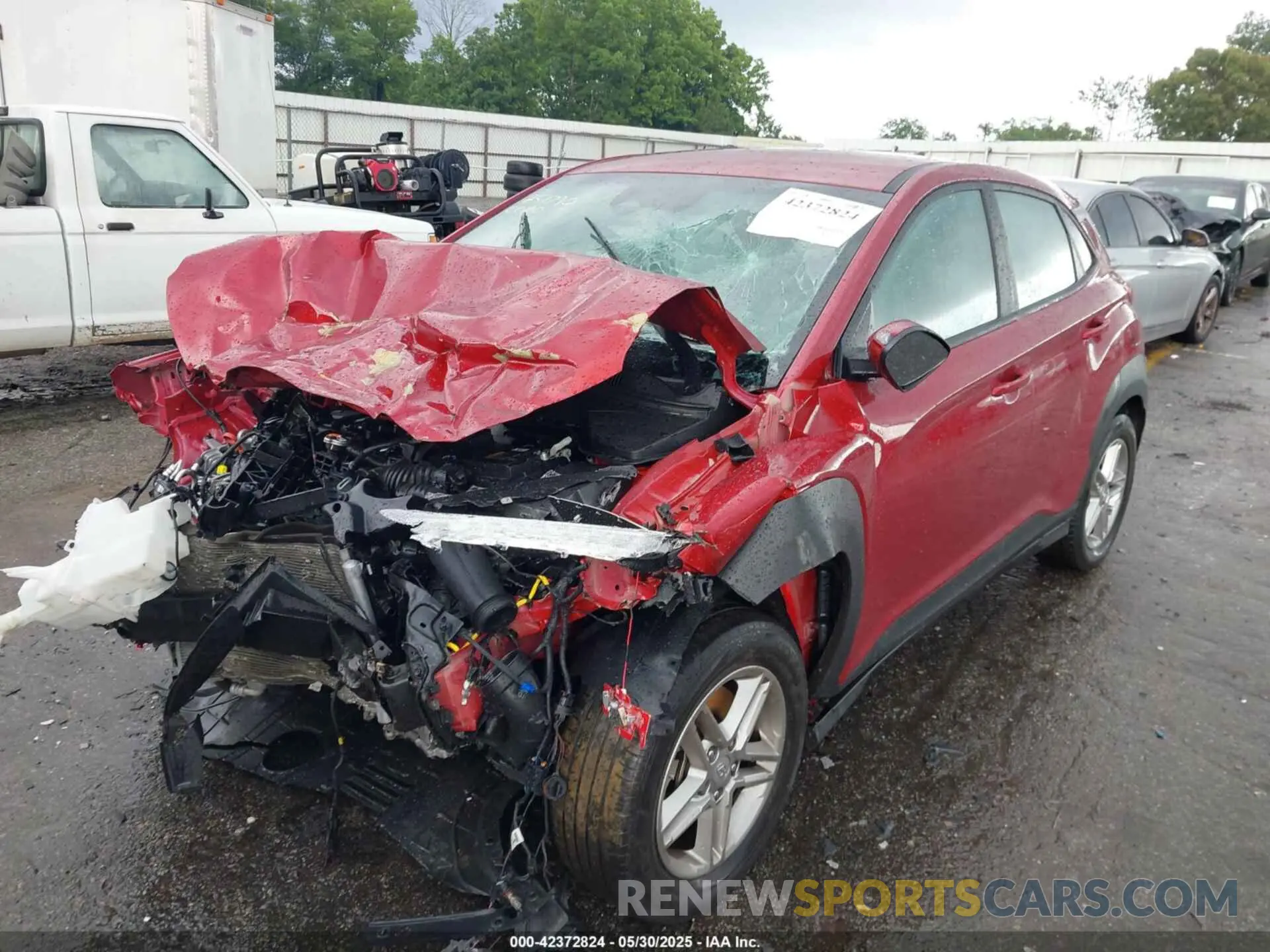2 Photograph of a damaged car KM8K2CAB3PU056890 HYUNDAI KONA 2023