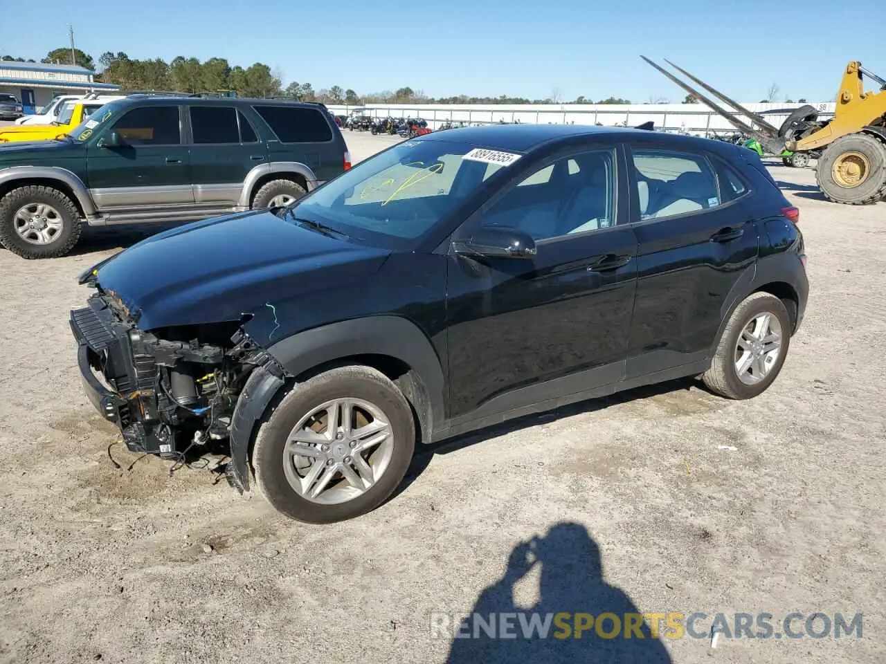 1 Photograph of a damaged car KM8K2CAB4PU020609 HYUNDAI KONA 2023