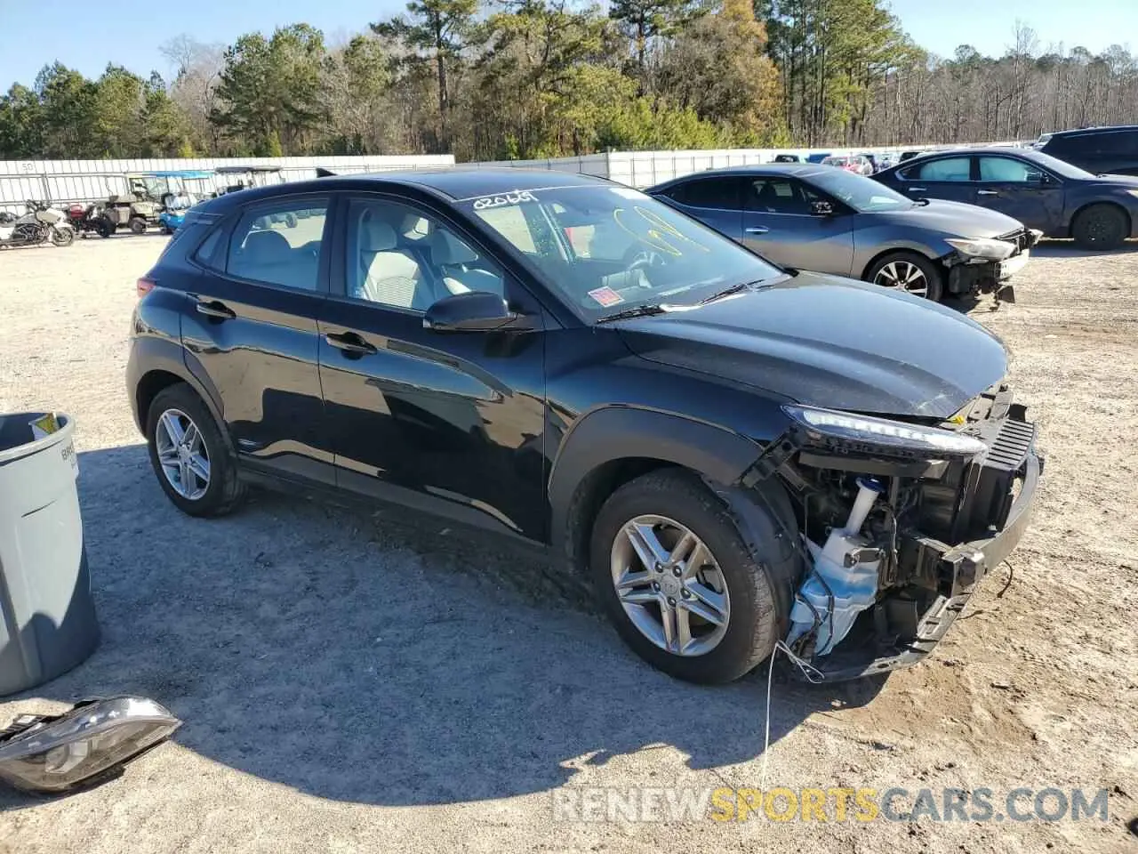 4 Photograph of a damaged car KM8K2CAB4PU020609 HYUNDAI KONA 2023