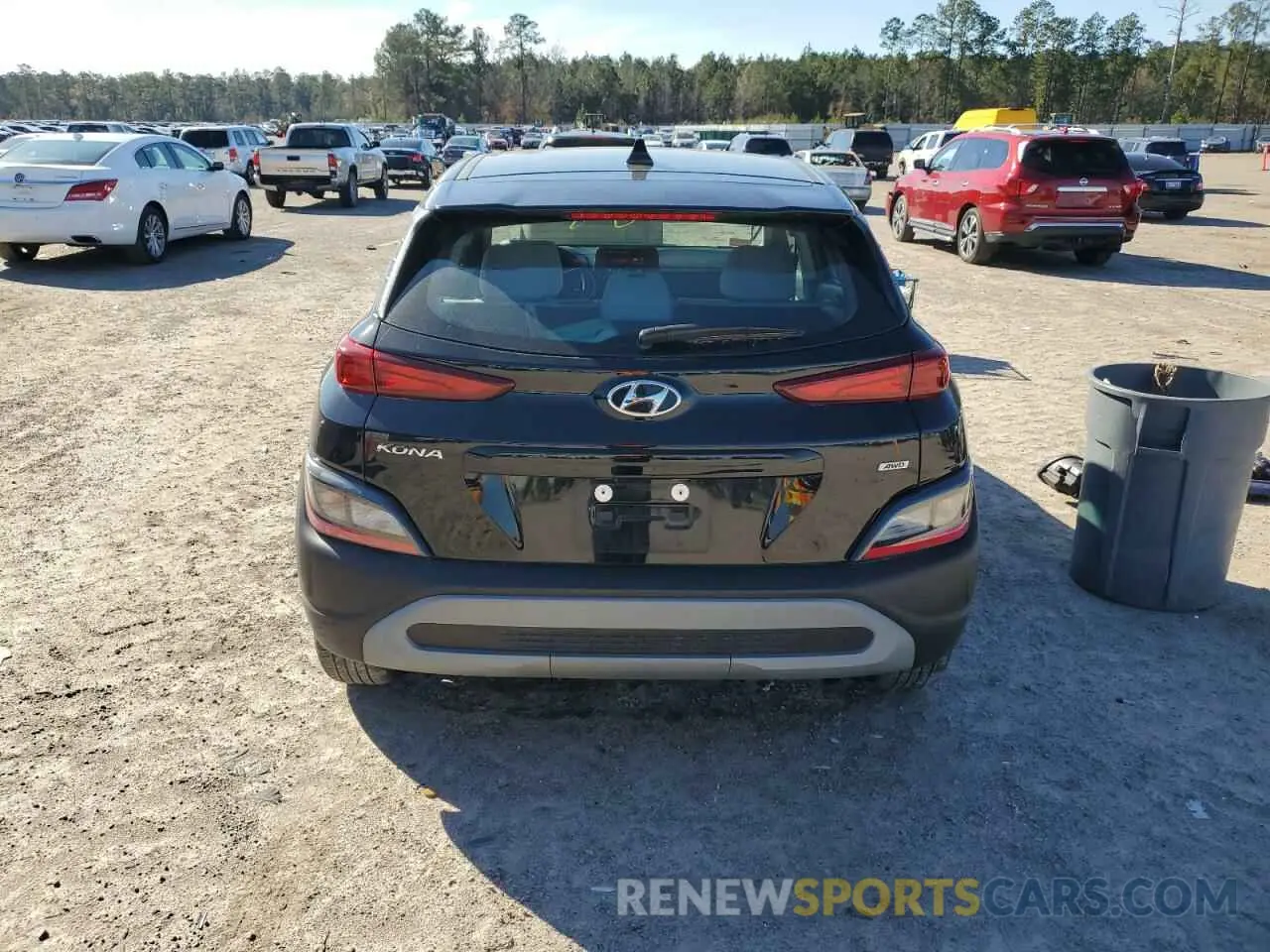 6 Photograph of a damaged car KM8K2CAB4PU020609 HYUNDAI KONA 2023