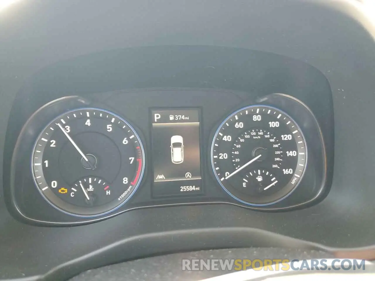 9 Photograph of a damaged car KM8K2CAB4PU020609 HYUNDAI KONA 2023