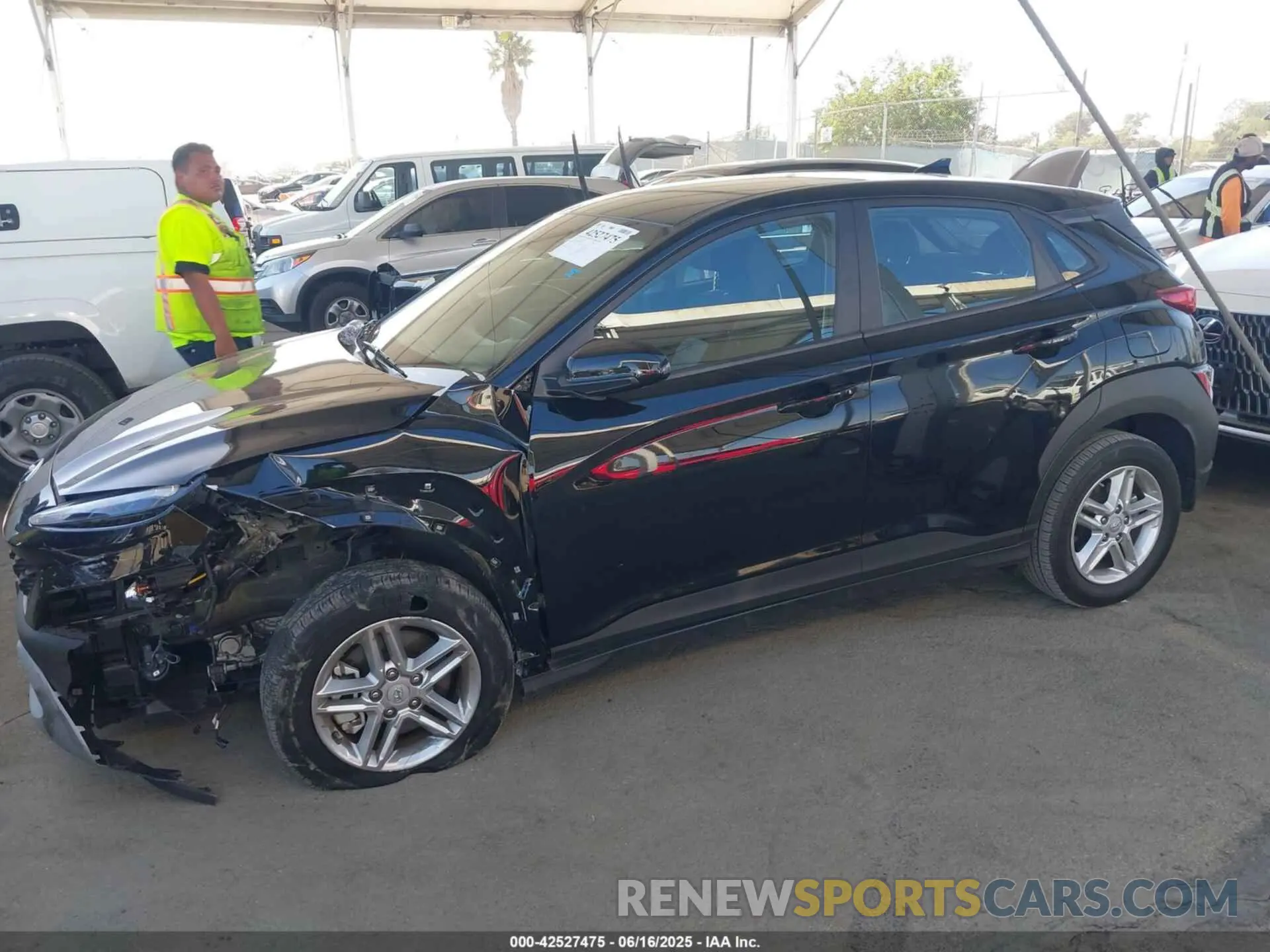 14 Photograph of a damaged car KM8K2CAB4PU056655 HYUNDAI KONA 2023