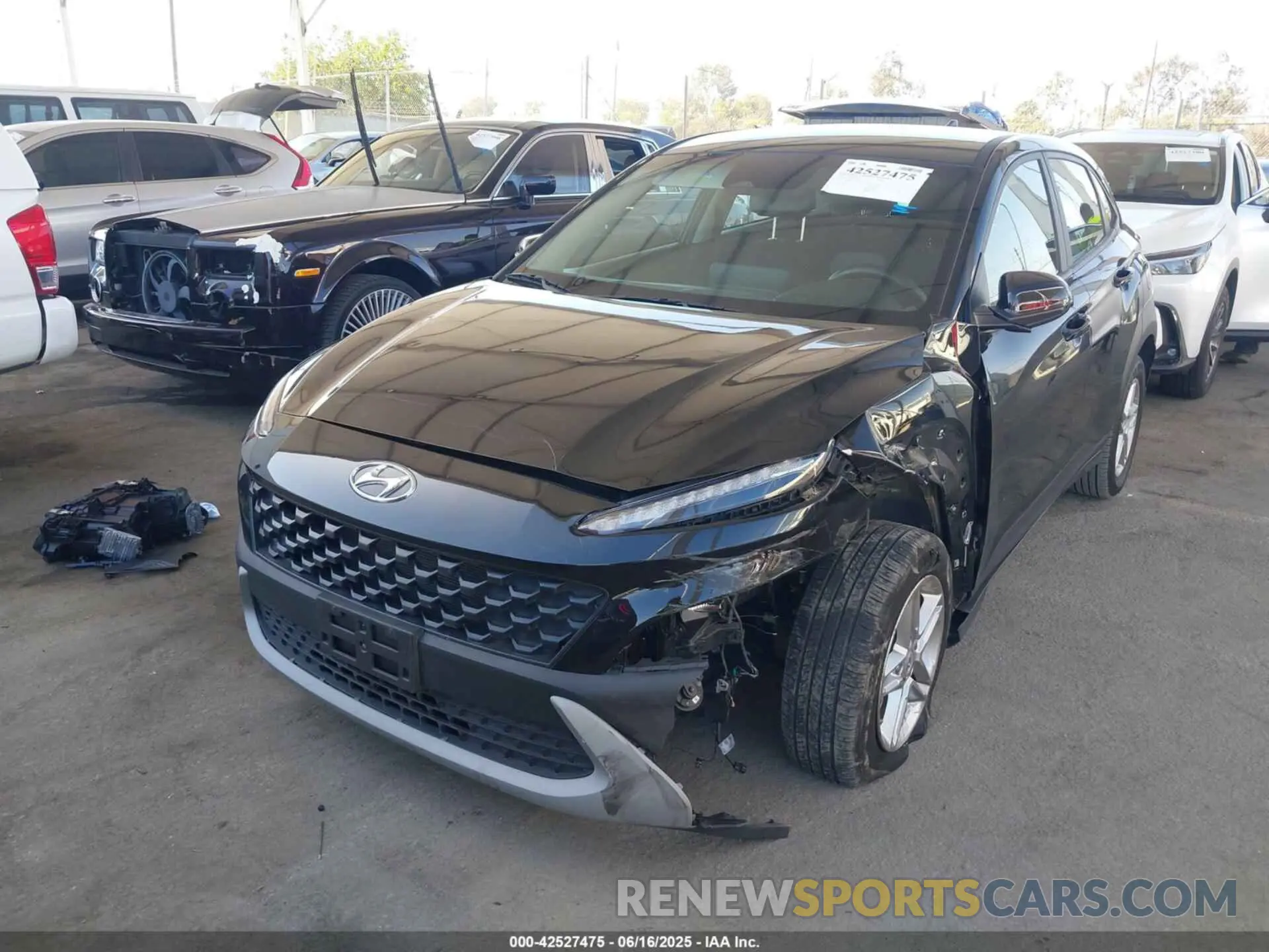 2 Photograph of a damaged car KM8K2CAB4PU056655 HYUNDAI KONA 2023