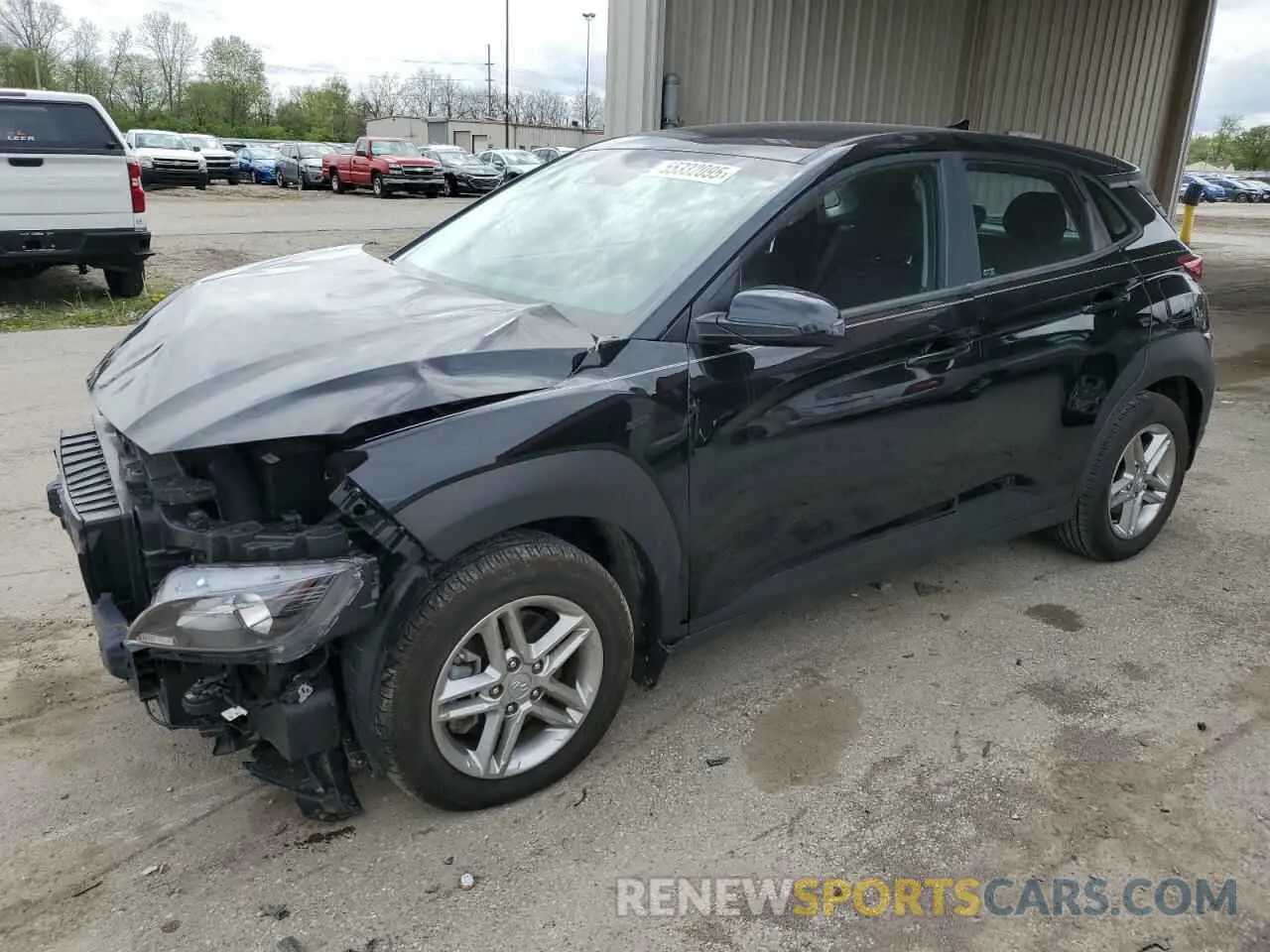 1 Photograph of a damaged car KM8K2CAB4PU995675 HYUNDAI KONA 2023