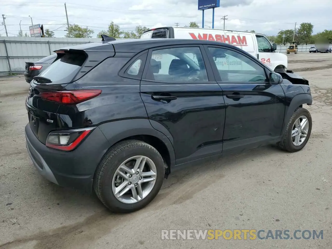 3 Photograph of a damaged car KM8K2CAB4PU995675 HYUNDAI KONA 2023