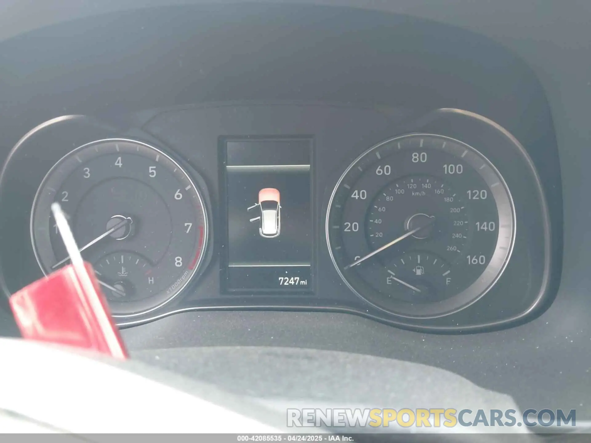 7 Photograph of a damaged car KM8K2CAB5PU058799 HYUNDAI KONA 2023