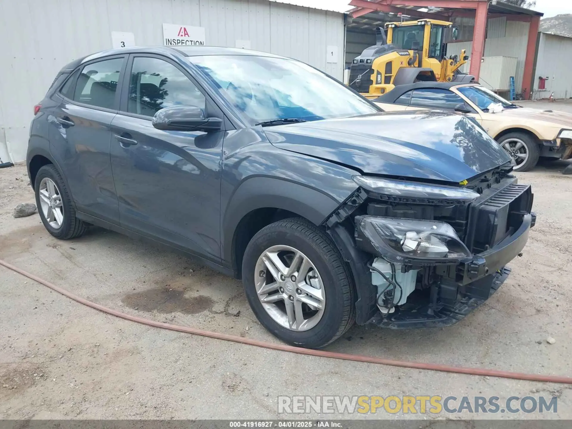 1 Photograph of a damaged car KM8K2CAB6PU048024 HYUNDAI KONA 2023