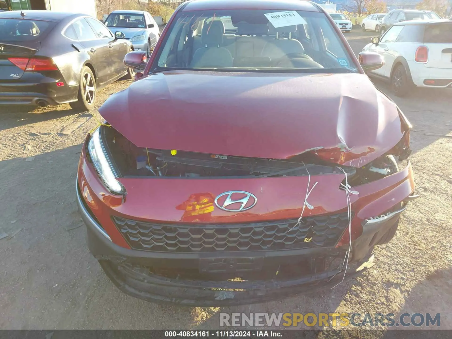 21 Photograph of a damaged car KM8K2CAB6PU048931 HYUNDAI KONA 2023