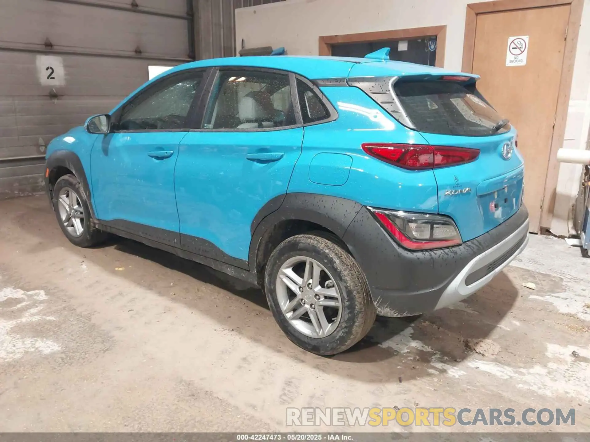 3 Photograph of a damaged car KM8K2CAB6PU930357 HYUNDAI KONA 2023