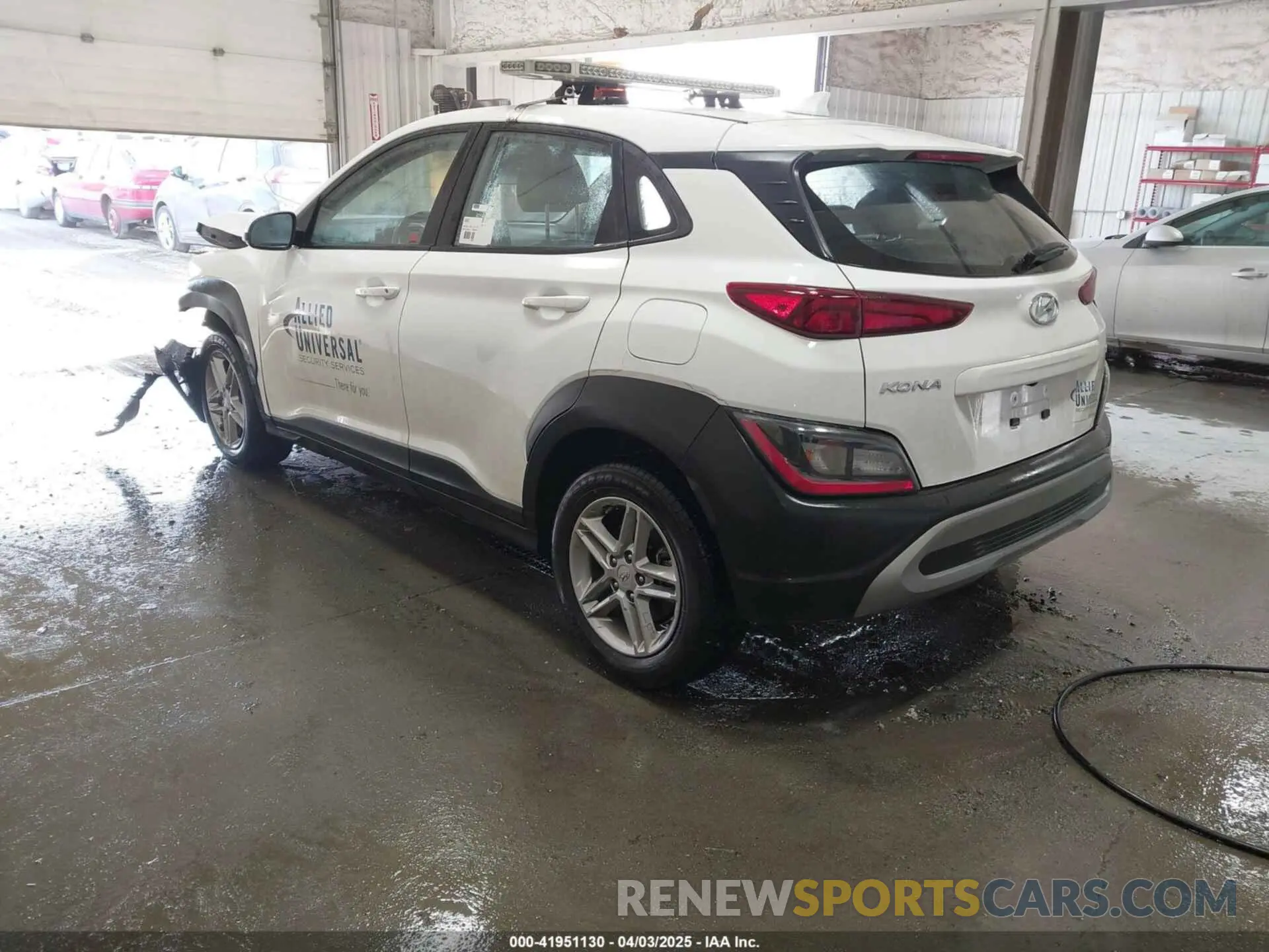 3 Photograph of a damaged car KM8K2CAB7PU054009 HYUNDAI KONA 2023