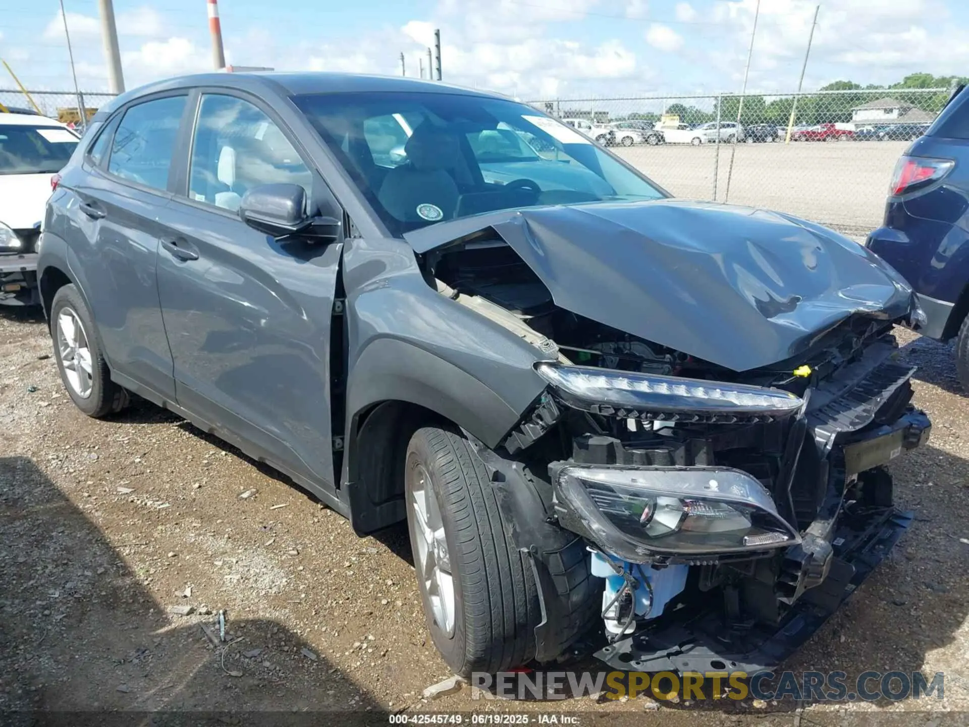 1 Photograph of a damaged car KM8K2CABXPU040413 HYUNDAI KONA 2023