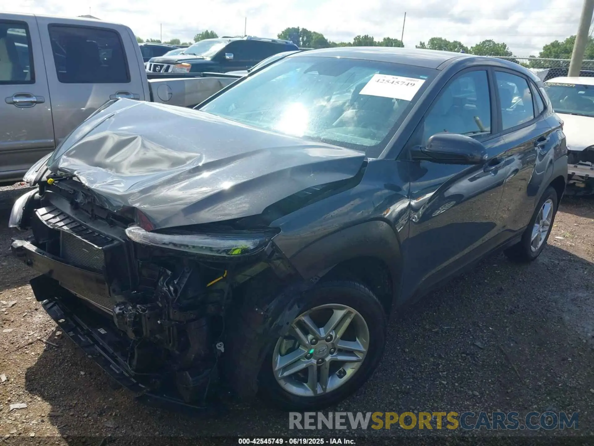 2 Photograph of a damaged car KM8K2CABXPU040413 HYUNDAI KONA 2023