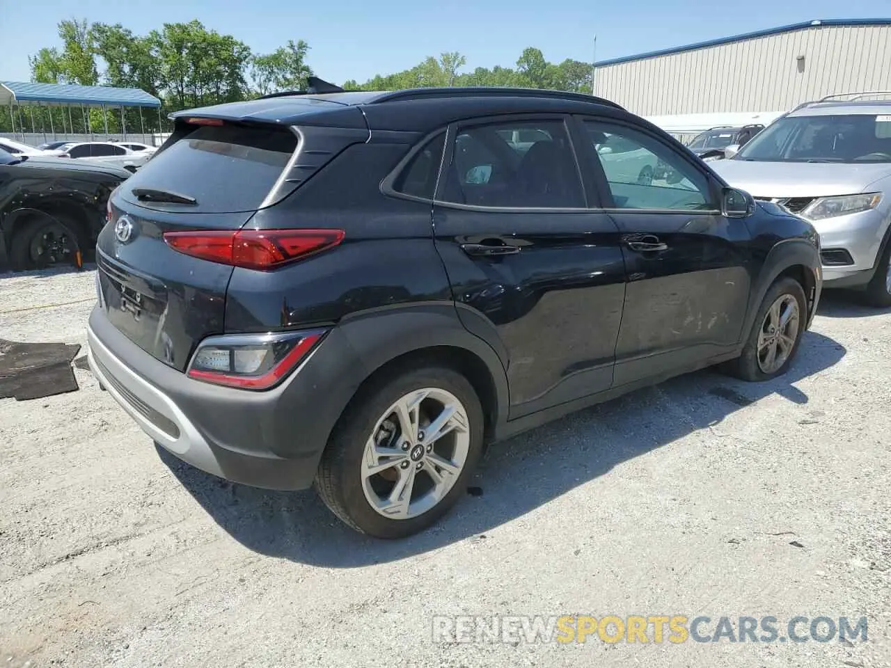 3 Photograph of a damaged car KM8K32AB0PU032540 HYUNDAI KONA 2023