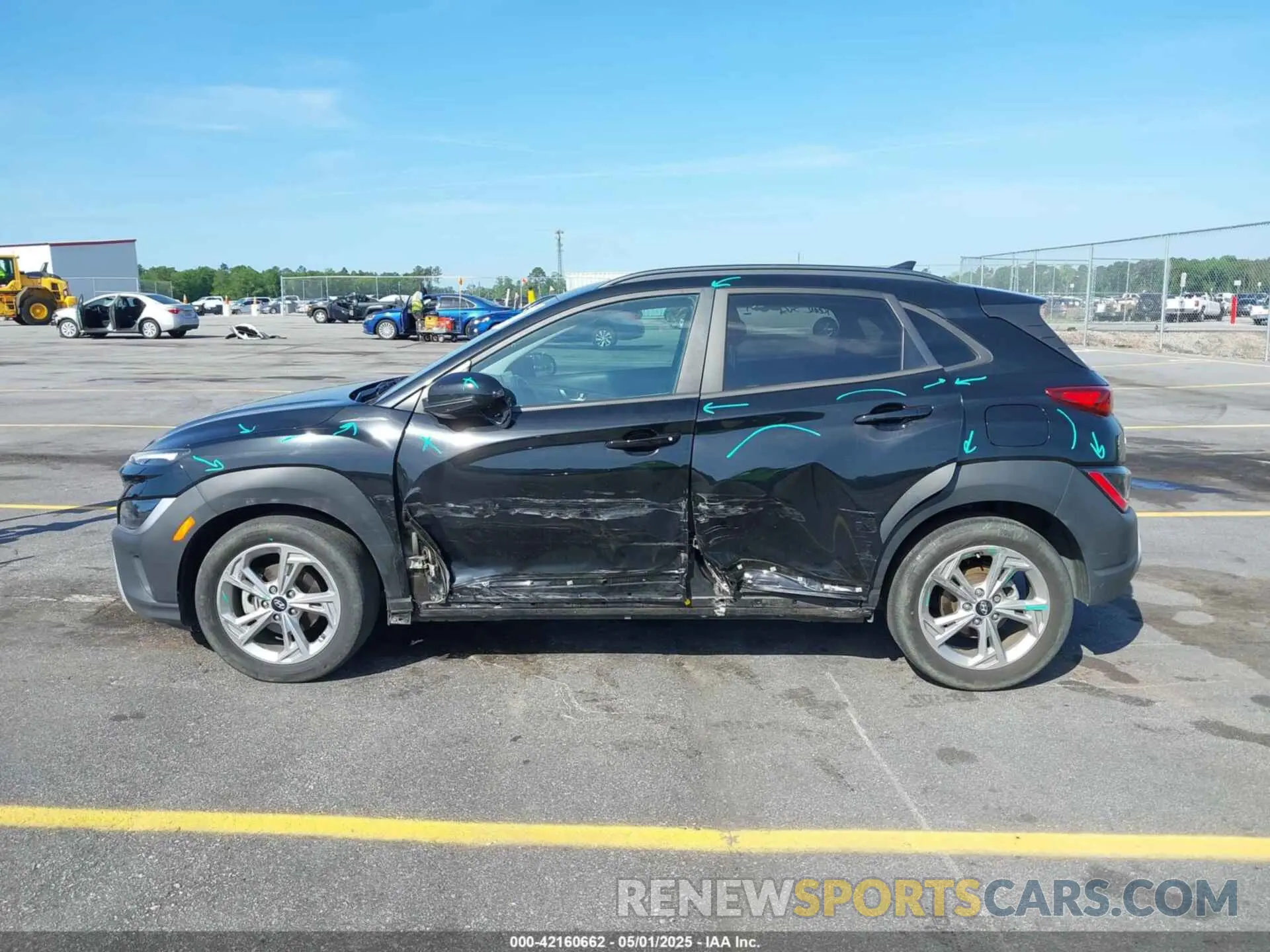 14 Photograph of a damaged car KM8K32AB0PU936064 HYUNDAI KONA 2023