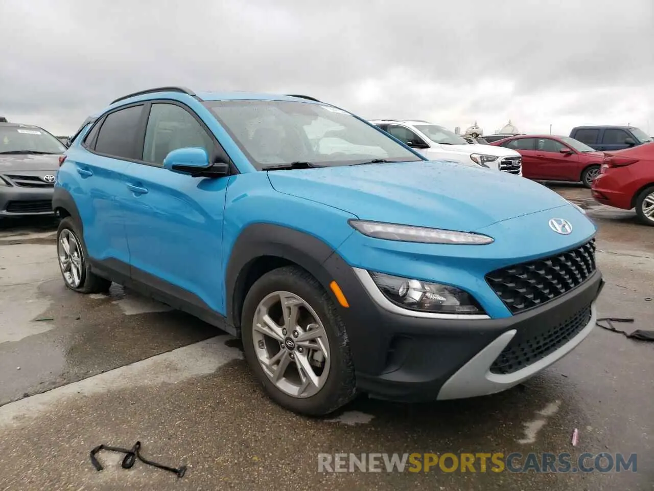 4 Photograph of a damaged car KM8K32AB0PU979500 HYUNDAI KONA 2023
