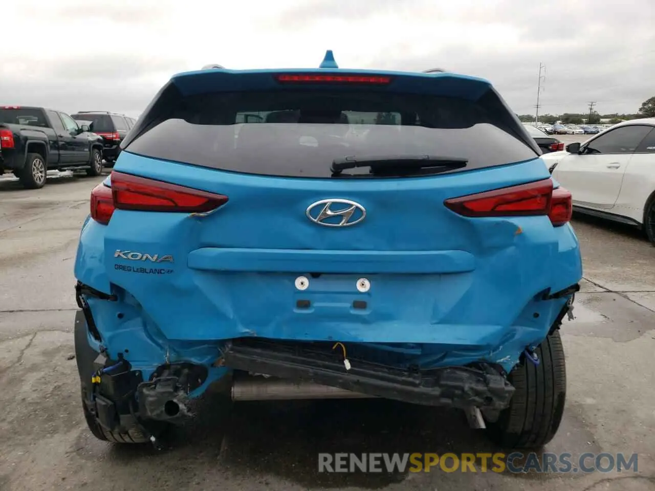 6 Photograph of a damaged car KM8K32AB0PU979500 HYUNDAI KONA 2023