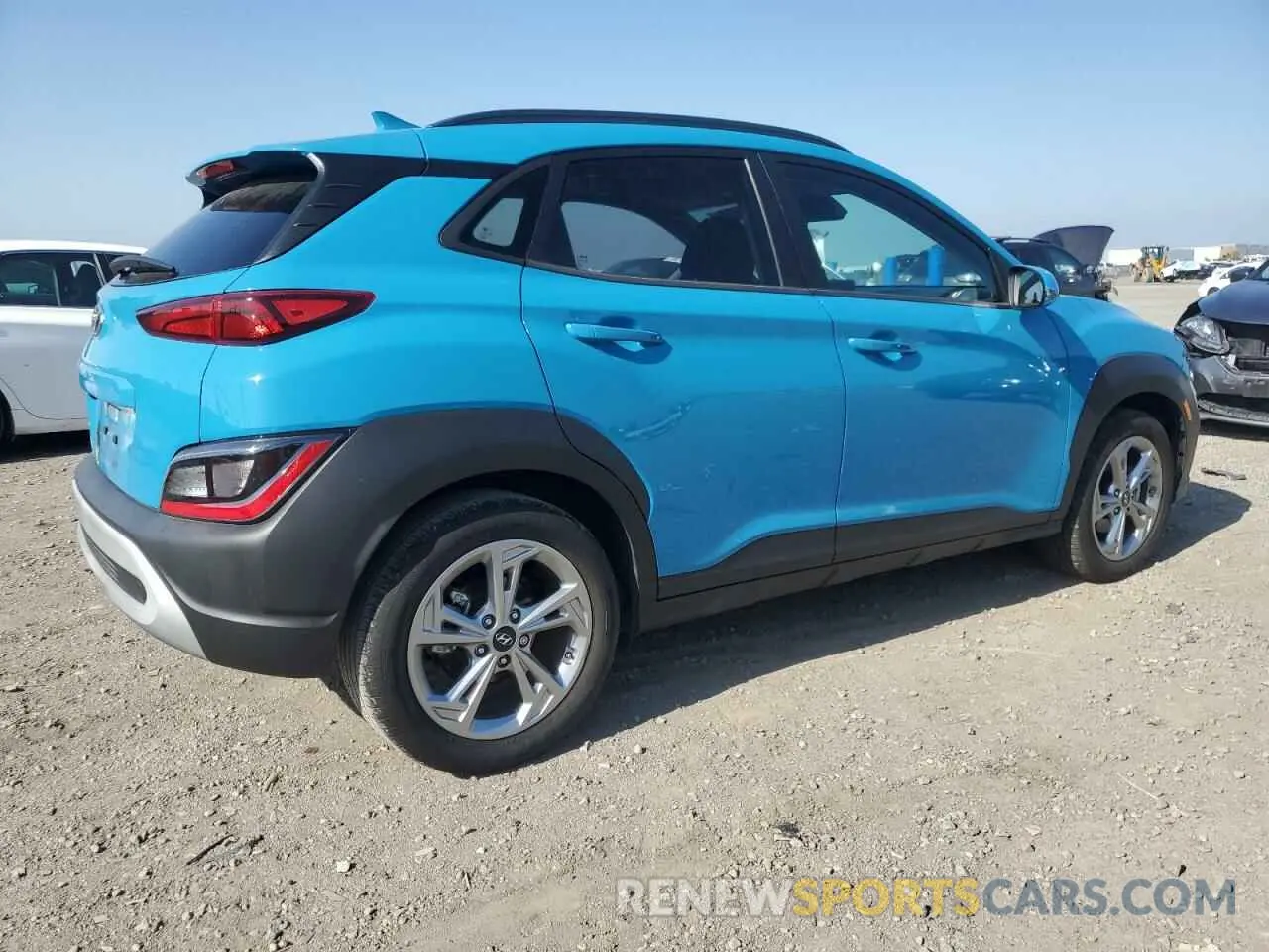 3 Photograph of a damaged car KM8K32AB1PU965573 HYUNDAI KONA 2023