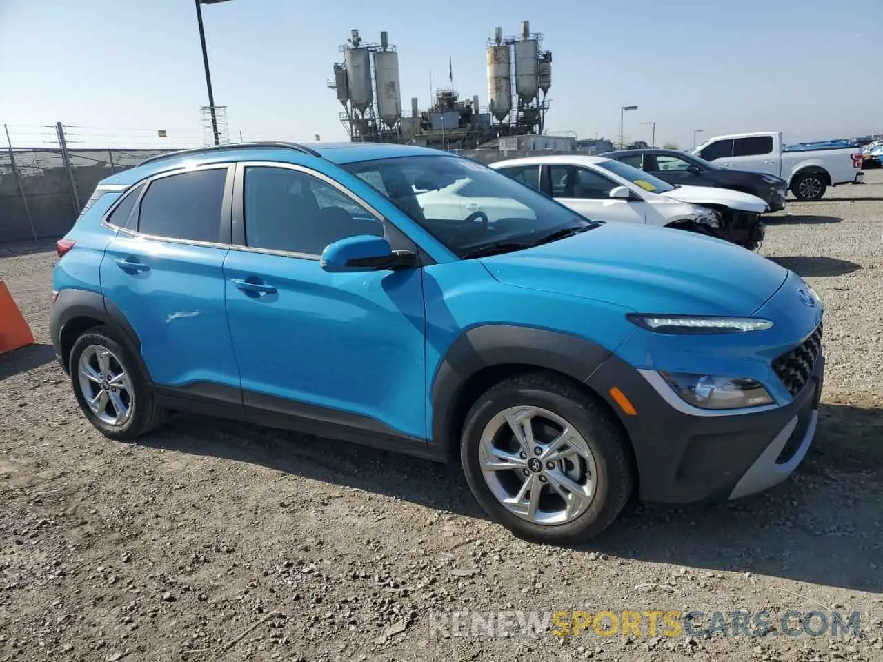 4 Photograph of a damaged car KM8K32AB1PU965573 HYUNDAI KONA 2023