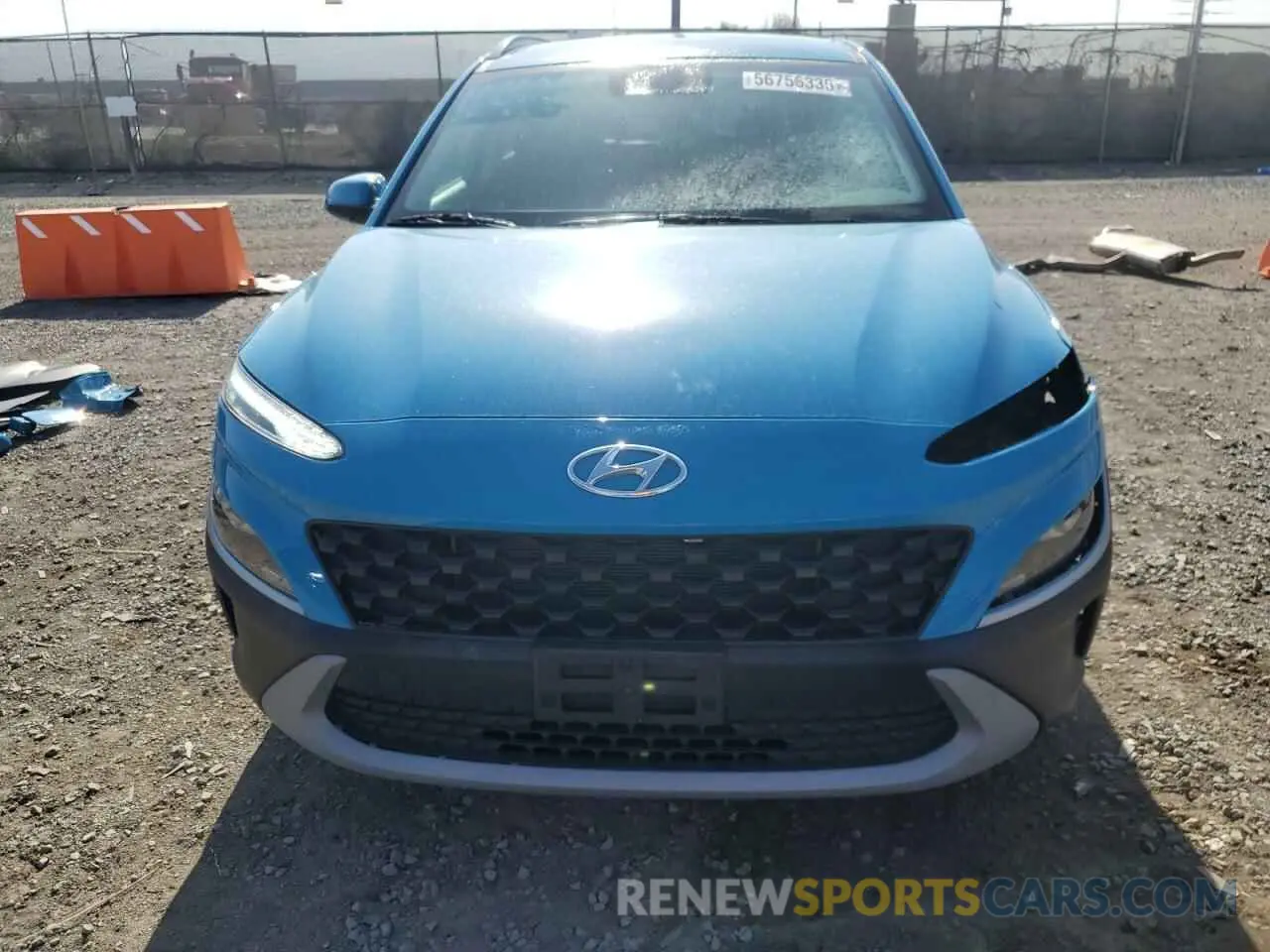 5 Photograph of a damaged car KM8K32AB1PU965573 HYUNDAI KONA 2023