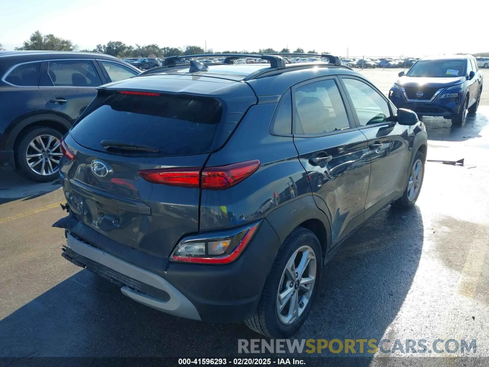4 Photograph of a damaged car KM8K32AB2PU996203 HYUNDAI KONA 2023
