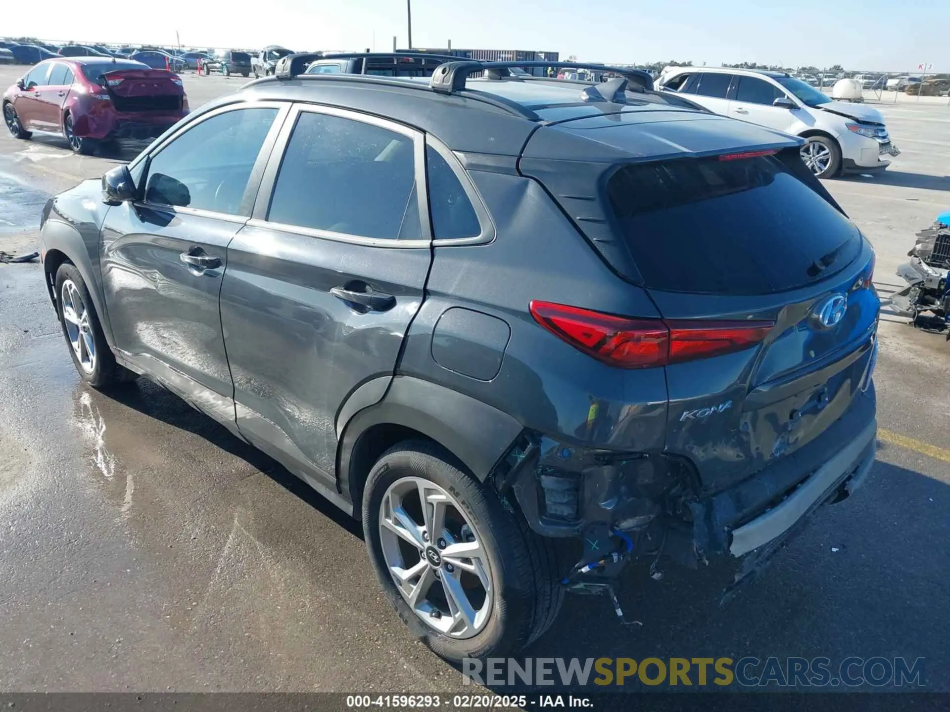 6 Photograph of a damaged car KM8K32AB2PU996203 HYUNDAI KONA 2023