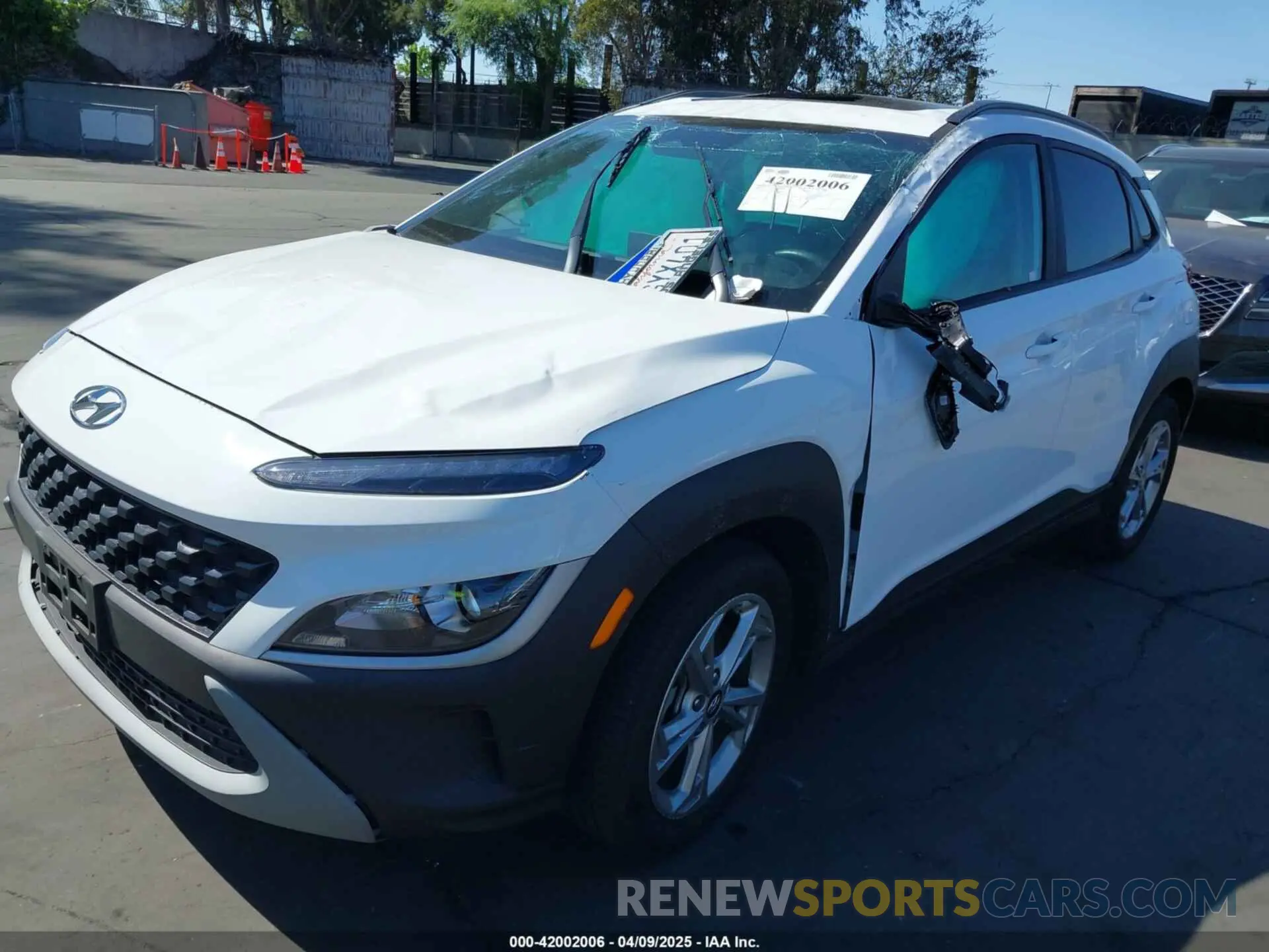 2 Photograph of a damaged car KM8K32AB3PU049347 HYUNDAI KONA 2023