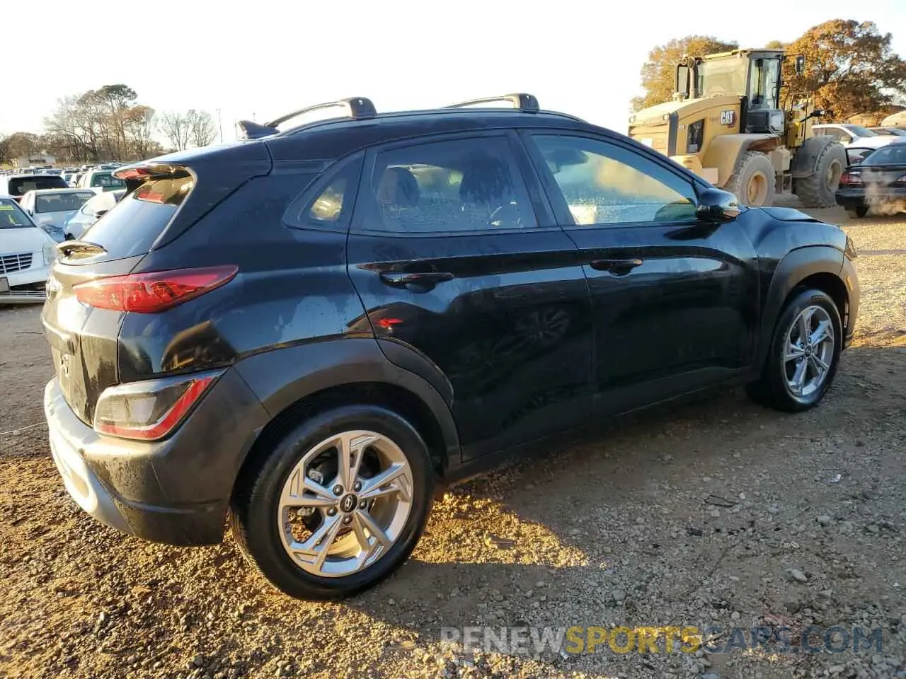 3 Photograph of a damaged car KM8K32AB4PU046439 HYUNDAI KONA 2023