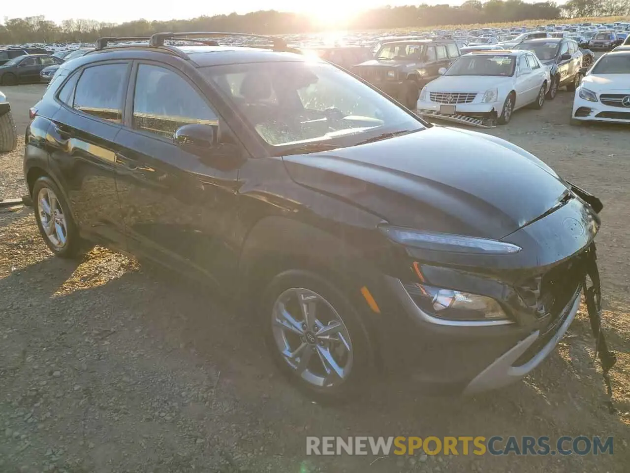 4 Photograph of a damaged car KM8K32AB4PU046439 HYUNDAI KONA 2023