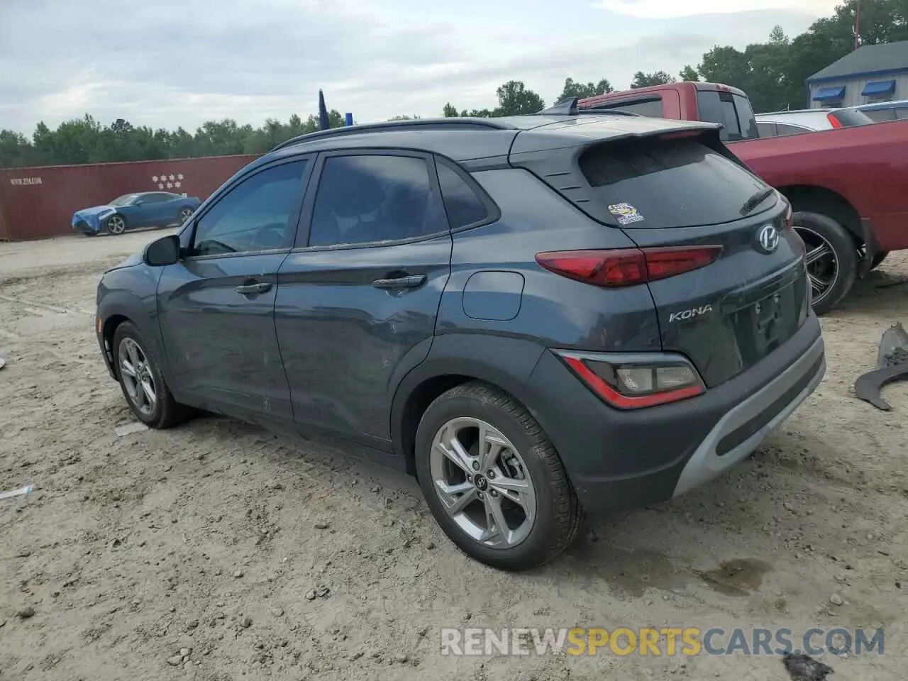 2 Photograph of a damaged car KM8K32AB4PU936181 HYUNDAI KONA 2023