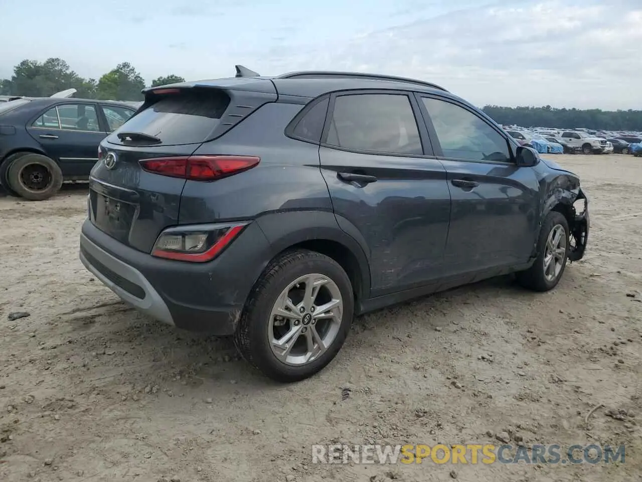 3 Photograph of a damaged car KM8K32AB4PU936181 HYUNDAI KONA 2023