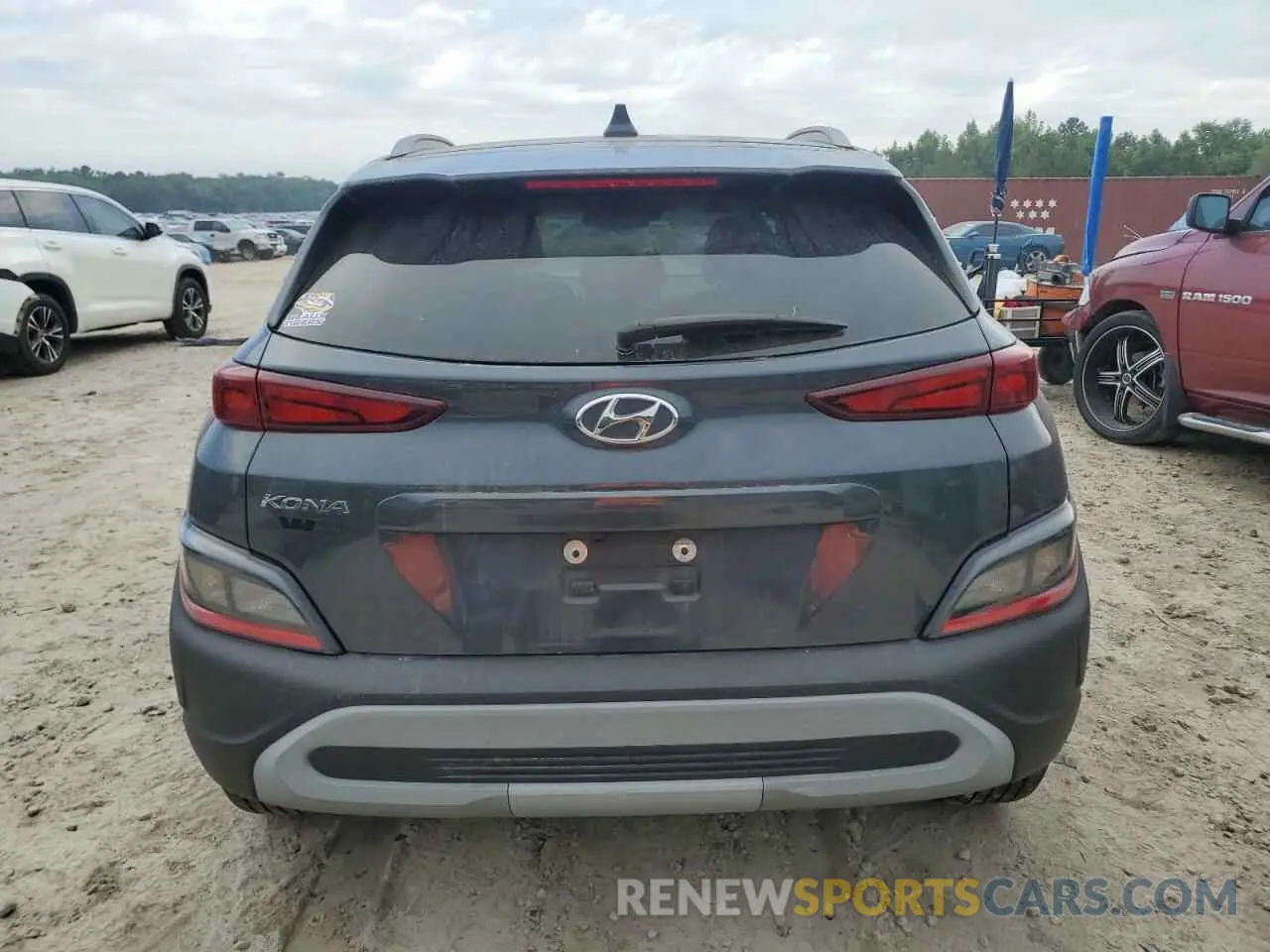 6 Photograph of a damaged car KM8K32AB4PU936181 HYUNDAI KONA 2023