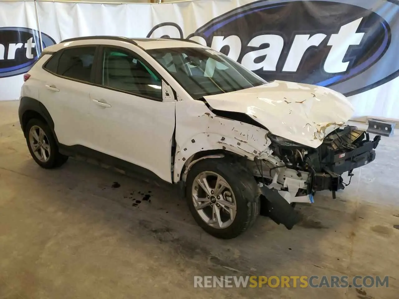 4 Photograph of a damaged car KM8K32AB5PU062861 HYUNDAI KONA 2023