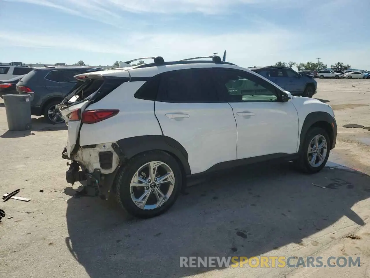 3 Photograph of a damaged car KM8K32AB7PU957364 HYUNDAI KONA 2023