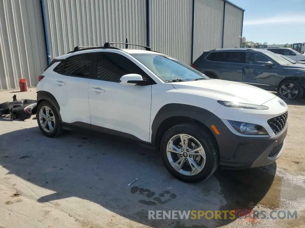 4 Photograph of a damaged car KM8K32AB7PU957364 HYUNDAI KONA 2023
