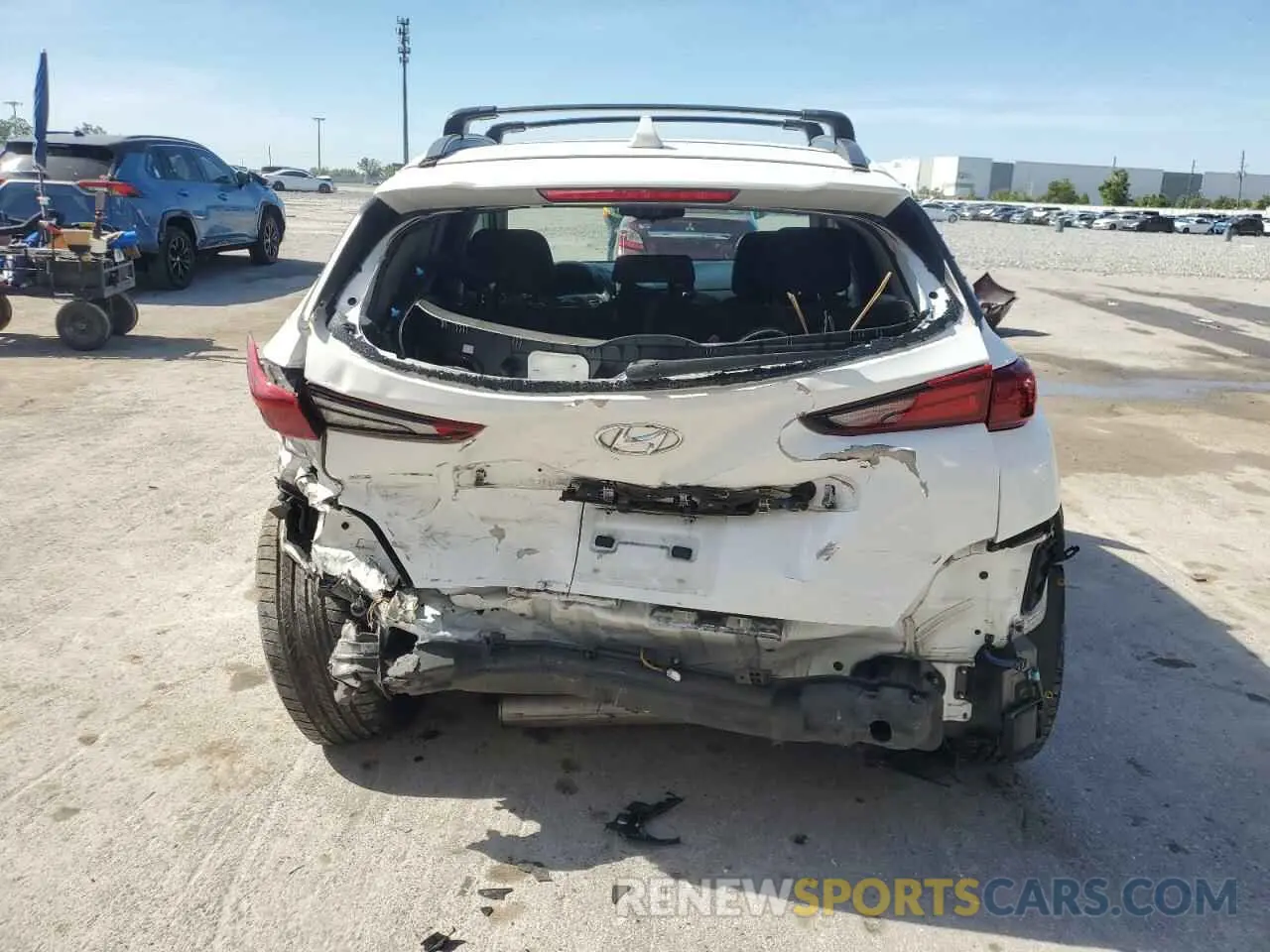 6 Photograph of a damaged car KM8K32AB7PU957364 HYUNDAI KONA 2023