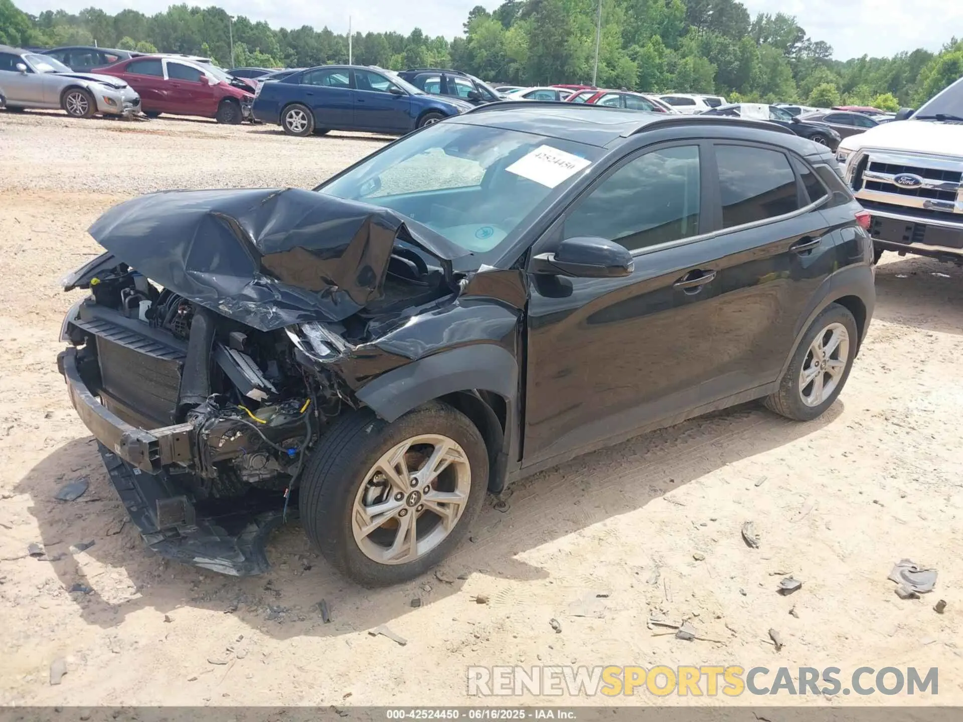 2 Photograph of a damaged car KM8K32ABXPU962963 HYUNDAI KONA 2023