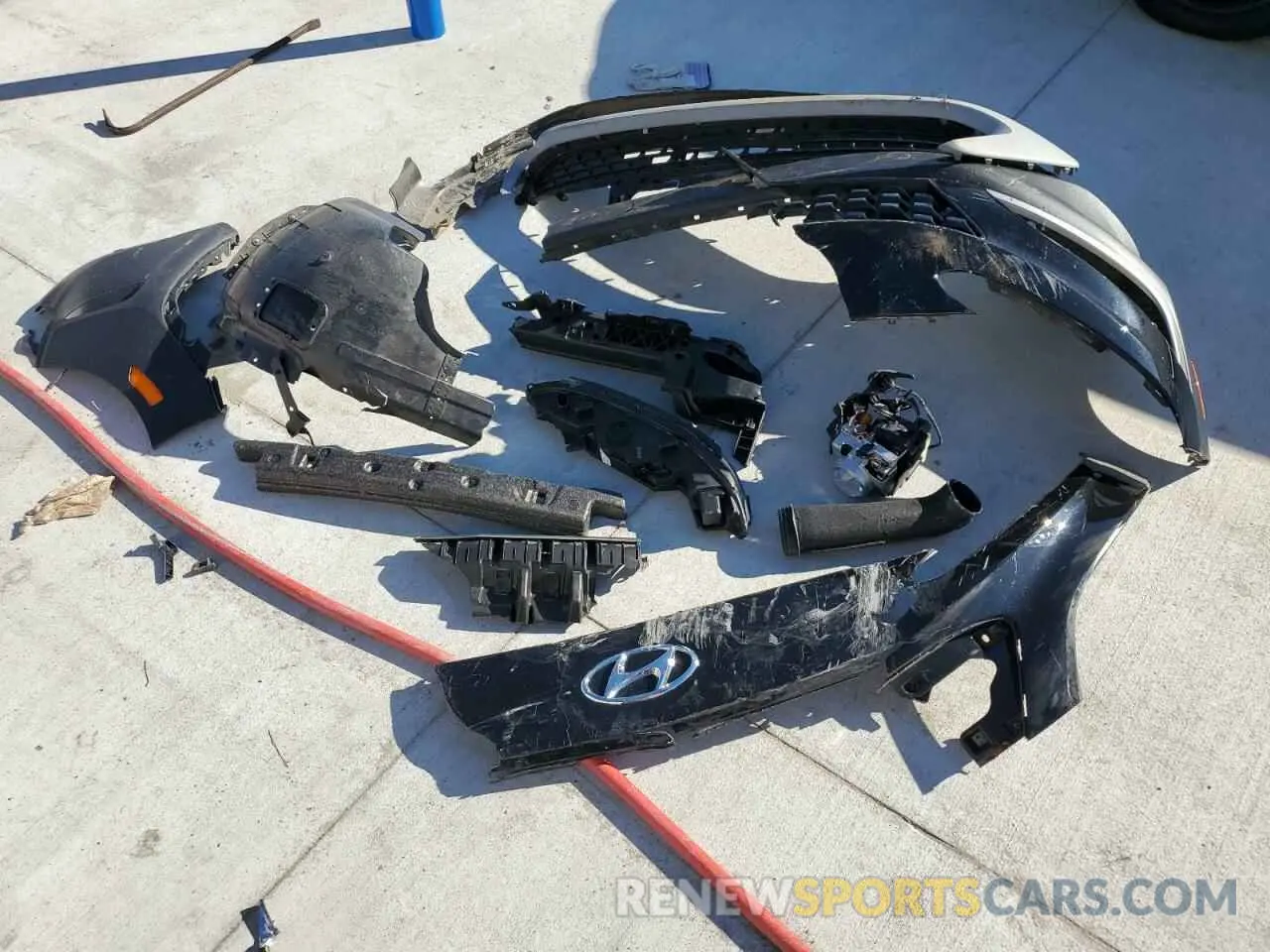 13 Photograph of a damaged car KM8K32ABXPU974059 HYUNDAI KONA 2023
