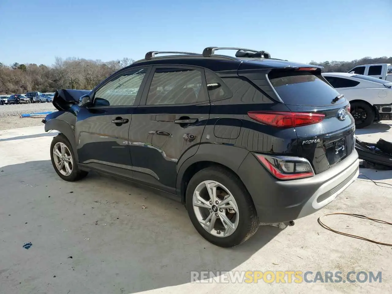 2 Photograph of a damaged car KM8K32ABXPU974059 HYUNDAI KONA 2023