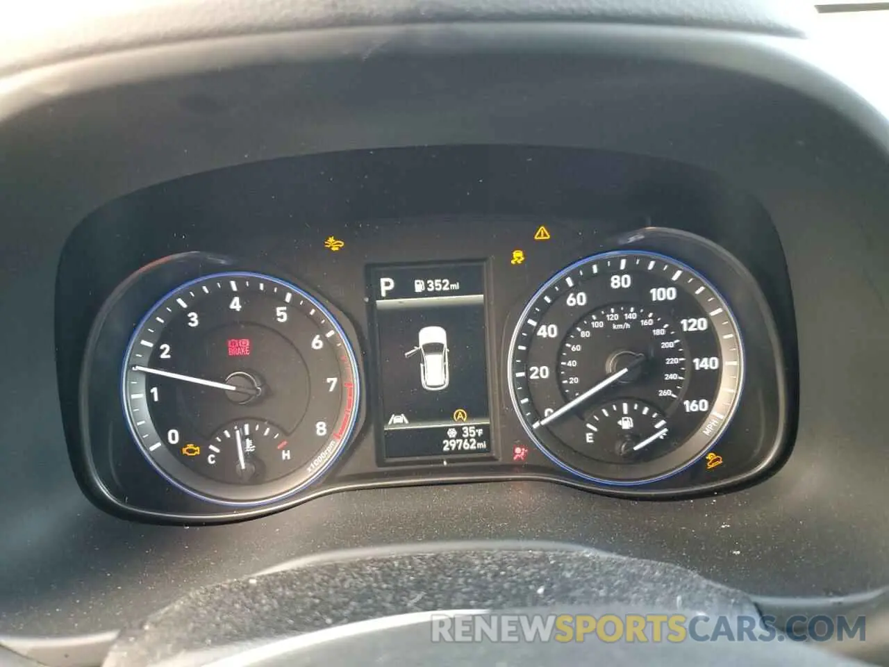 9 Photograph of a damaged car KM8K32ABXPU974059 HYUNDAI KONA 2023
