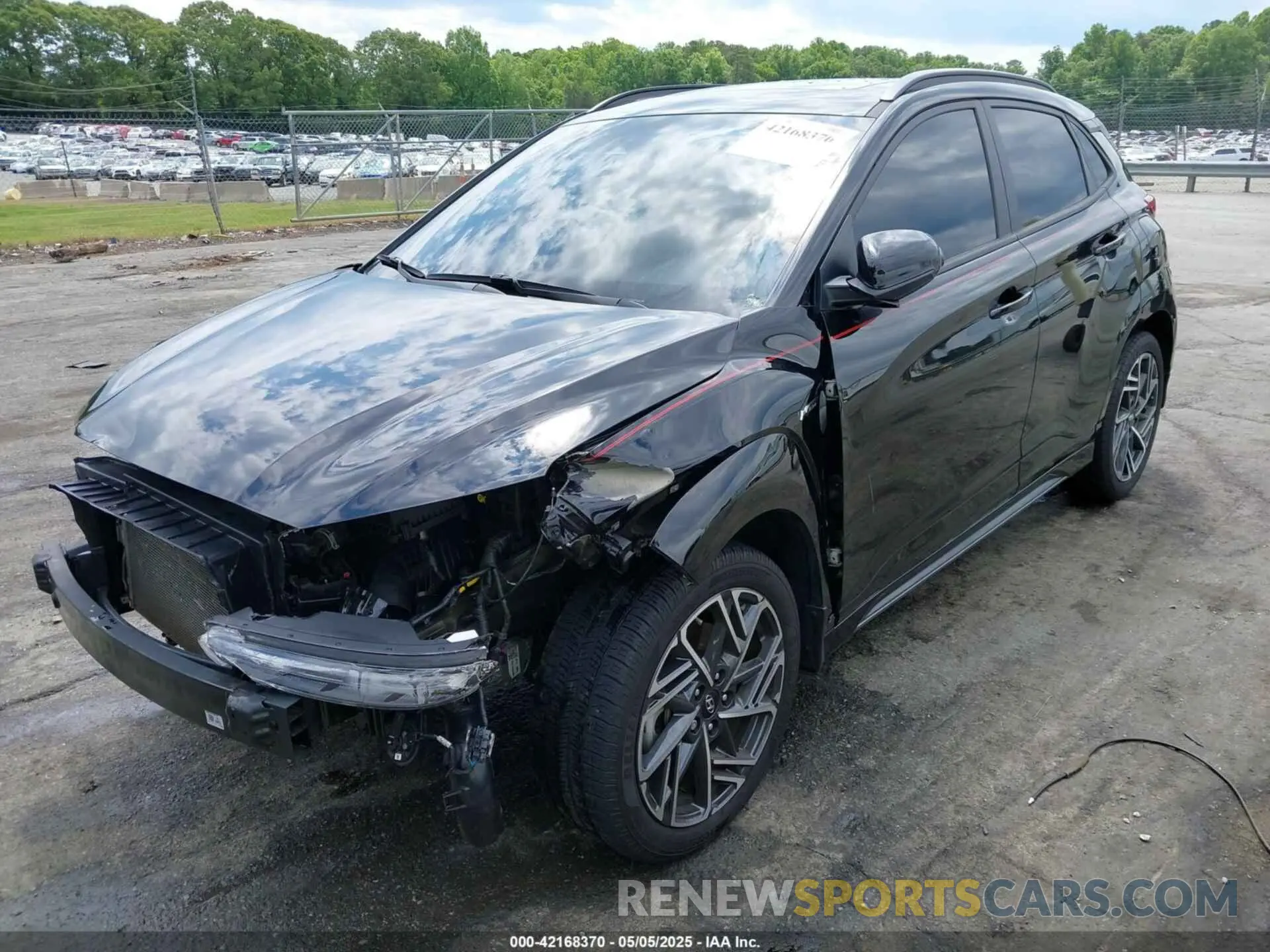 2 Photograph of a damaged car KM8K33A35PU002013 HYUNDAI KONA 2023