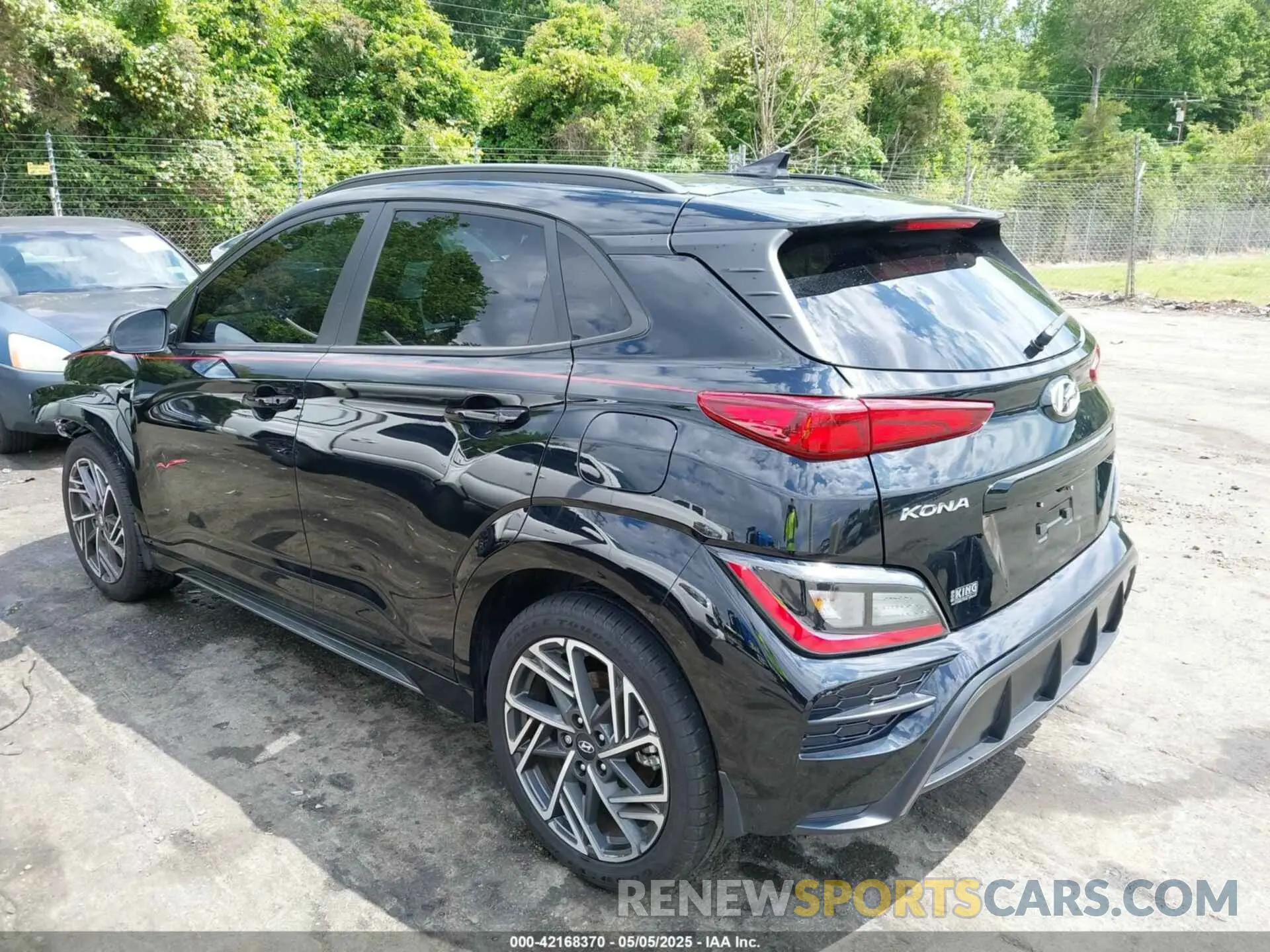 3 Photograph of a damaged car KM8K33A35PU002013 HYUNDAI KONA 2023