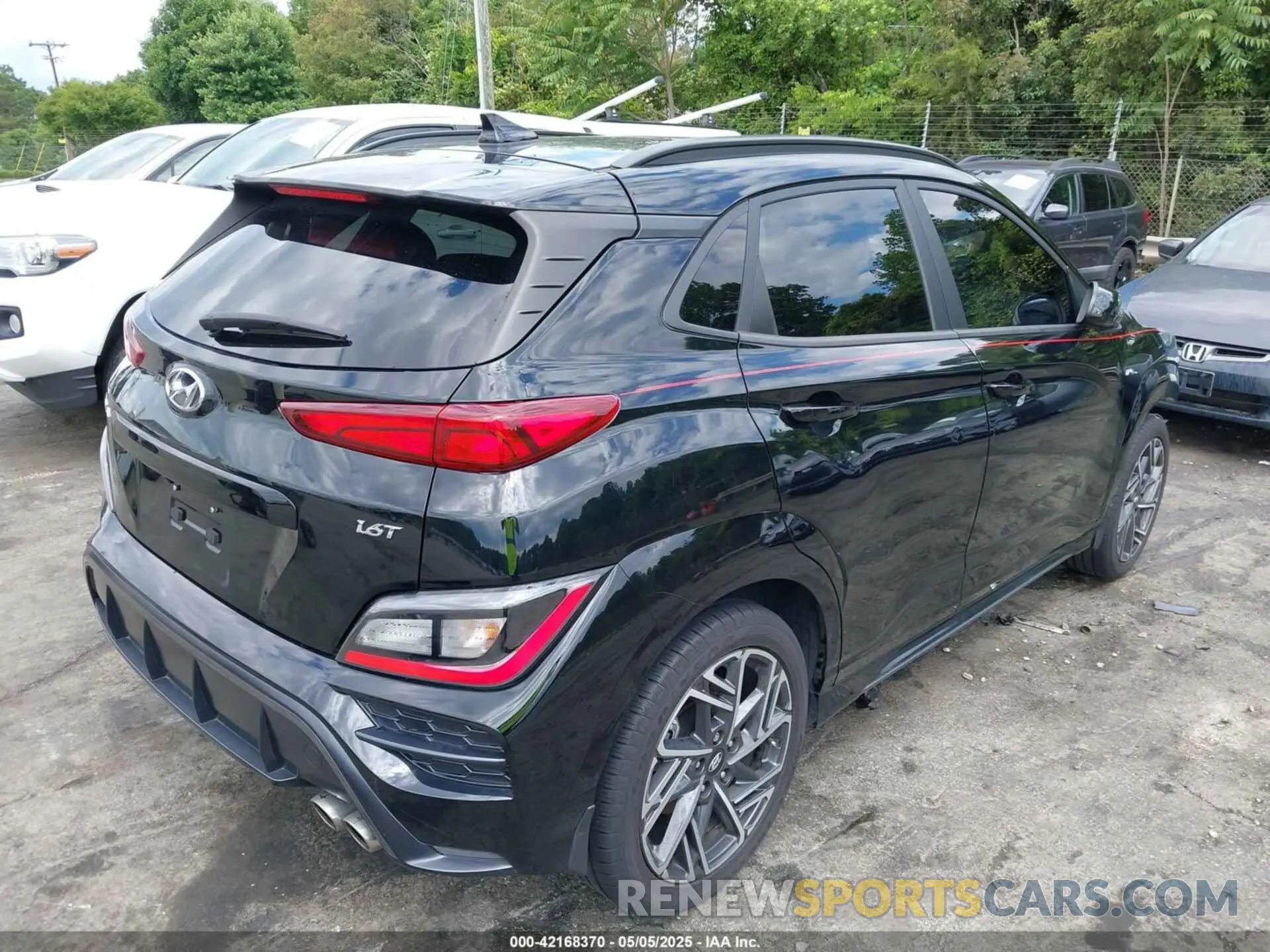 4 Photograph of a damaged car KM8K33A35PU002013 HYUNDAI KONA 2023