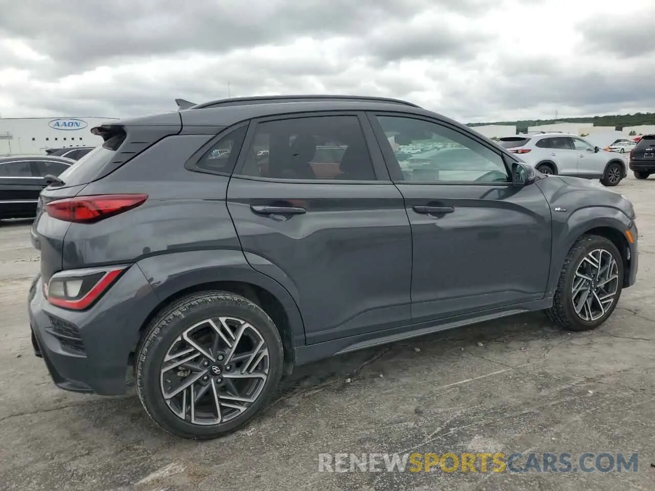 3 Photograph of a damaged car KM8K33A36PU023422 HYUNDAI KONA 2023