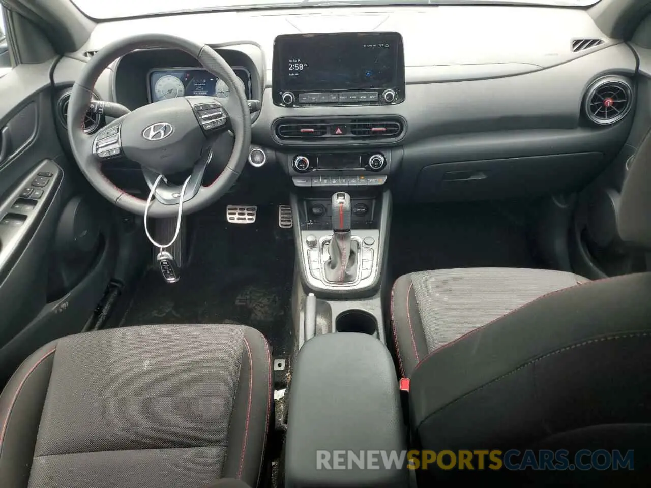 8 Photograph of a damaged car KM8K33A36PU023422 HYUNDAI KONA 2023