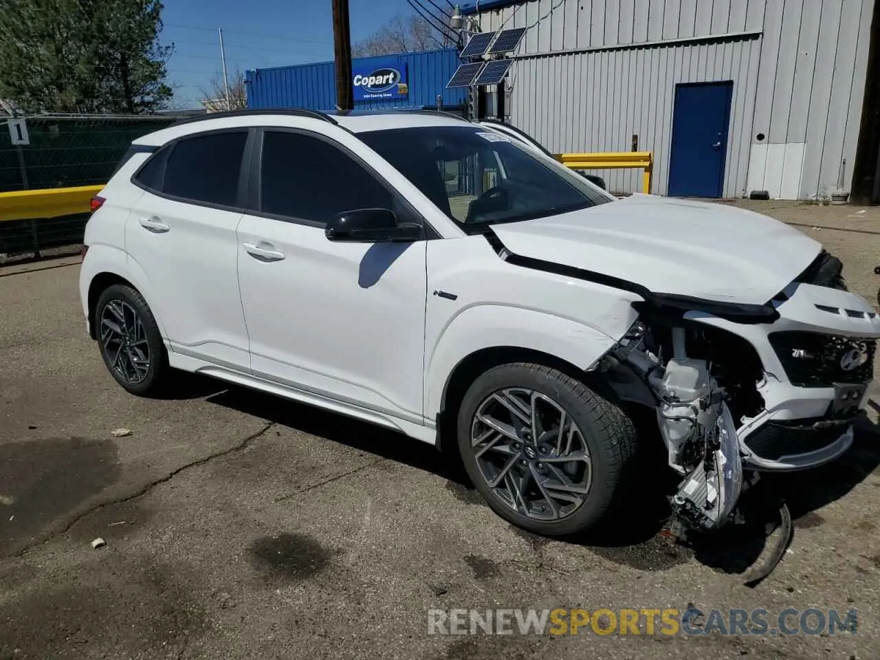 4 Photograph of a damaged car KM8K33A37PU020206 HYUNDAI KONA 2023