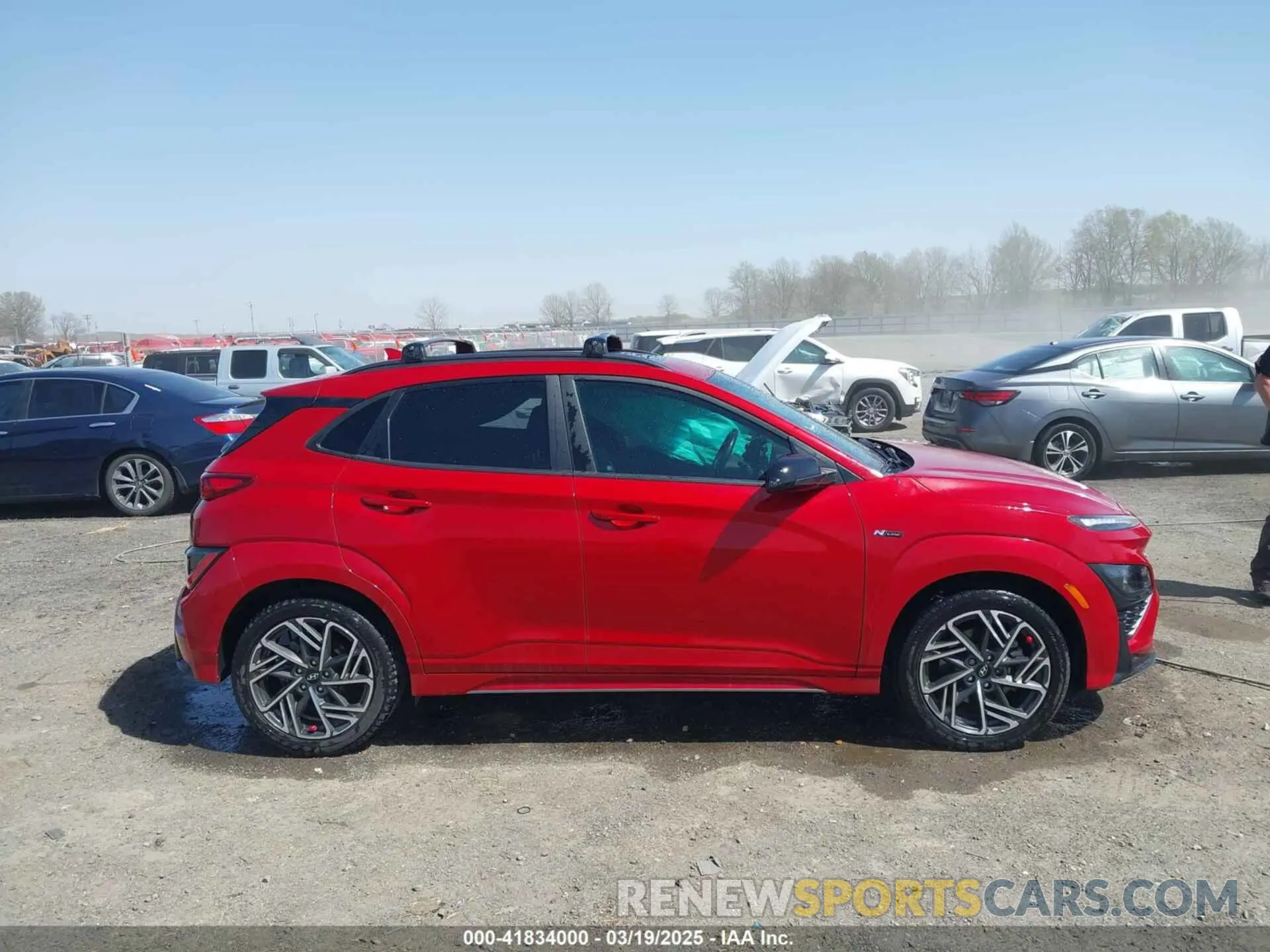 13 Photograph of a damaged car KM8K33A39PU951418 HYUNDAI KONA 2023