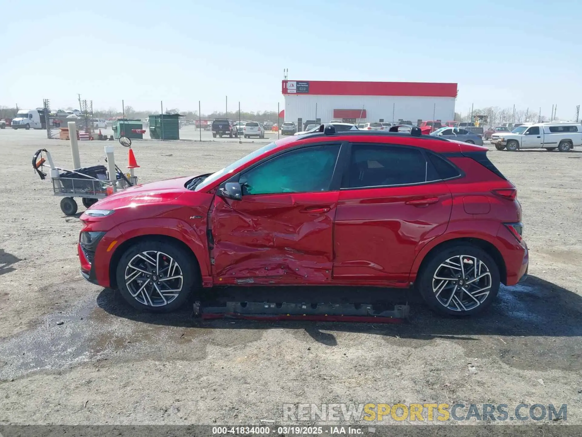 14 Photograph of a damaged car KM8K33A39PU951418 HYUNDAI KONA 2023